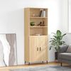 vidaXL Skř&iacute;ň highboard dub sonoma 69,5 x 34 x 180 cm kompozitn&iacute; dřevo