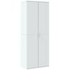 vidaXL Skř&iacute;ň highboard b&iacute;l&aacute; 70 x 35 x 180 cm kompozitn&iacute; dřevo