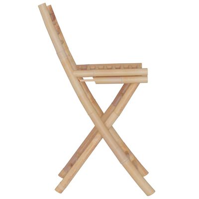 vidaXL 3dílný barový set bambus