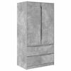 vidaXL &Scaron;atn&iacute; skř&iacute;ň Betonově &Scaron;ed&aacute; 79,5 x 49 x 156 cm Dřevěn&yacute; materi&aacute;l