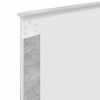 vidaXL R&aacute;m postele s čelo Beton 90 x 200 cm Masivn&iacute; borov&eacute; dřevo