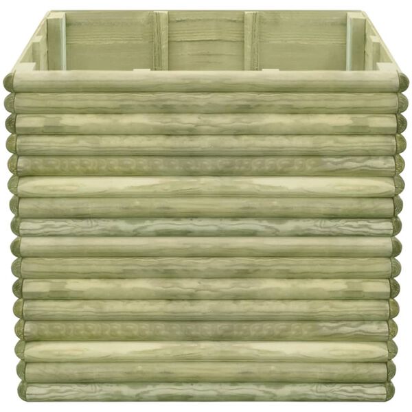 vidaXL Vyv&yacute;&scaron;en&yacute; z&aacute;hon 106 x 106 x 96 cm impregnovan&eacute; borov&eacute; dřevo