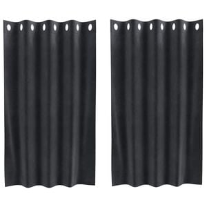 vidaXL Zatemňovac&iacute; z&aacute;věsy 2 pcs Tmavě &scaron;ed&aacute; 140 x 140 cm samet
