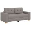 vidaXL Dvoused&aacute;k, taupe, l&aacute;tka 180 x 77 x 82 cm