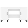 vidaXL Psací stůl bílý 140 x 50 x 75 cm kompozitní dřevo
