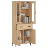 vidaXL Skř&iacute;ň highboard dub sonoma 69,5 x 34 x 180 cm kompozitn&iacute; dřevo