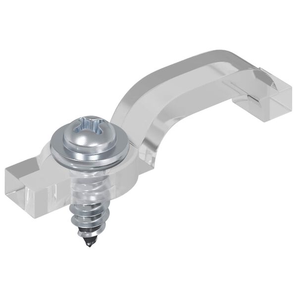 vidaXL LED p&aacute;s 4 pcs Čern&aacute; a průhledn&aacute; 470 x 0,8 x 0,3 cm Měď a plast