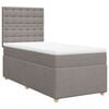 vidaXL Box spring postel s matrac&iacute; taupe 100 x 200 cm textil