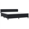vidaXL Postel Box Spring s matracemi čern&aacute; 180x210 cm samet