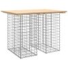 vidaXL Zahradn&iacute; stůl gabion design 100 x 70 x 72 cm masivn&iacute; borovice