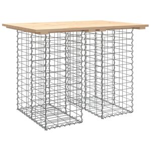 vidaXL Zahradn&iacute; stůl gabion design 100 x 70 x 72 cm masivn&iacute; borovice