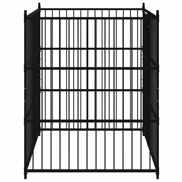 vidaXL Venkovn&iacute; ps&iacute; kotec 150 x 150 x 185 cm