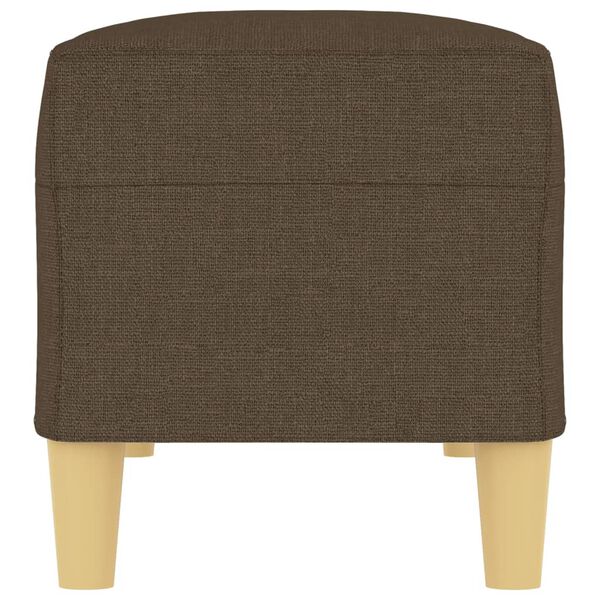 vidaXL Lavice hnědá 100 x 35 x 41 cm textil