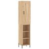 vidaXL Skř&iacute;ň highboard dub sonoma 34,5 x 34 x 180 cm kompozitn&iacute; dřevo