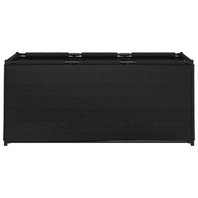 vidaXL Úložný box černý 105 x 34,5 x 45 cm textil