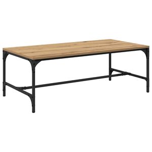 vidaXL Konferenčn&iacute; stolek Artisanov&yacute; dub 100 x 50 x 35 cm