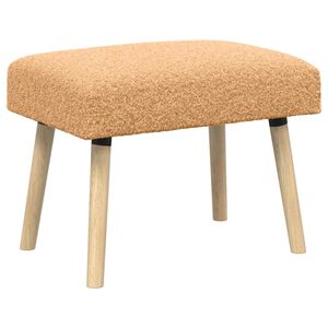 vidaXL lavice Jednobarevn&yacute; B&eacute;žov&aacute; 60 x 40 x 45 cm Boucl&eacute;