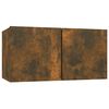 vidaXL Z&aacute;věsn&aacute; TV skř&iacute;ňka kouřov&yacute; dub 60 x 30 x 30 cm kompozitn&iacute; dřevo