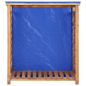 vidaXL Př&iacute;stře&scaron;ek na dř&iacute;v&iacute; 105 x 38 x 115 cm masivn&iacute; ak&aacute;ciov&eacute; dřevo