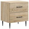 vidaXL Nočn&iacute; skř&iacute;ňka Dub sonoma 43 x 34,5 x 47,5 cm Kompozitn&iacute; dřevo