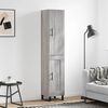 vidaXL Skř&iacute;ň highboard &scaron;ed&aacute; sonoma 34,5 x 34 x 180 cm kompozitn&iacute; dřevo
