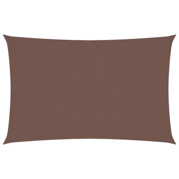vidaXL Stínící plachta oxfordská látka obdélníková 2 x 4,5 m hnědá