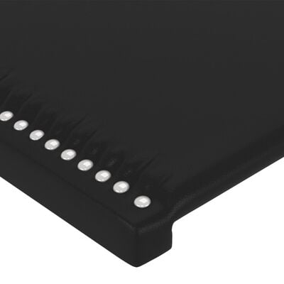 vidaXL Čelo postele typu ušák černé 83 x 16 x 78/88 cm umělá kůže