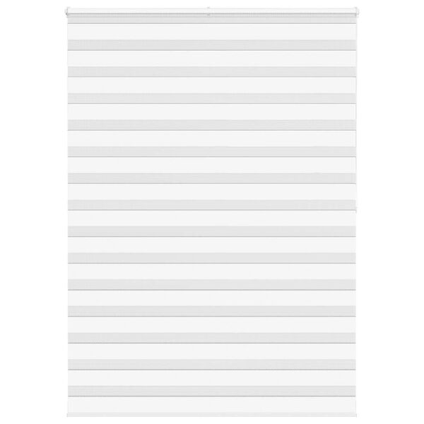 vidaXL Zebra roleta bílá 160x200 cm šířka látky 155,9 cm polyester