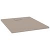 vidaXL Sprchov&aacute; vanička SMC hněd&aacute; 100 x 80 cm