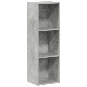 vidaXL Knihovna/TV skř&iacute;ňka betonově &scaron;ed&aacute; 36x30x114 cm kompozitn&iacute; dřevo