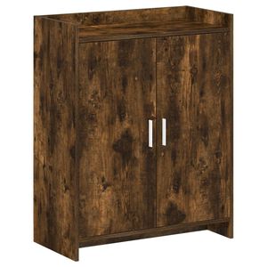 vidaXL Skř&iacute;ň na obuv Kouřov&yacute; dub 73,5 x 36 x 92 cm Kompozitn&iacute; dřevo