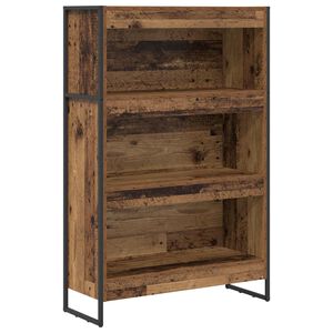 vidaXL Knihovna 80 x 30 x 121 cm Kompozitn&iacute; dřevo Star&eacute; dřevo