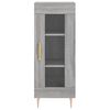 vidaXL Skř&iacute;ň highboard &scaron;ed&aacute; sonoma 34,5 x 34 x 180 cm kompozitn&iacute; dřevo