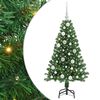 vidaXL V&aacute;nočn&iacute; stromek s LED osvětlen&iacute;m 120 cm 150 LED Tepl&aacute; b&iacute;l&aacute;