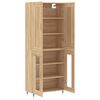 vidaXL Skř&iacute;ň highboard dub sonoma 69,5 x 34 x 180 cm kompozitn&iacute; dřevo