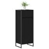 vidaXL Koupelnov&aacute; skř&iacute;ň Čern&yacute; dub 40 x 30 x 100 cm kompozitn&iacute; dřevo