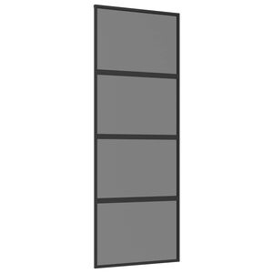 vidaXL Posuvn&eacute; dveře 76 x 205 cm Tvrzen&eacute; sklo a hlin&iacute;k