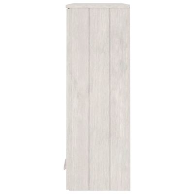 vidaXL Nástavec na komodu HAMAR bílý 85 x 35 x 100 cm borovice