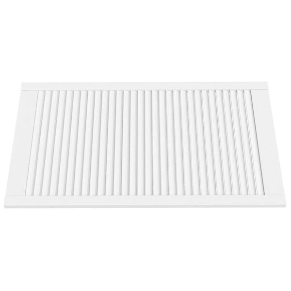 vidaXL N&aacute;bytkov&aacute; dv&iacute;řka lamelov&yacute; design 4 ks b&iacute;l&aacute; 99,3x59,4cm borovice