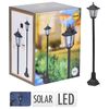 ProGarden Sol&aacute;rn&iacute; sloupkov&eacute; LED sv&iacute;tidlo 18 x 83 cm b&iacute;ločern&eacute;