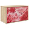vidaXL N&aacute;stěnn&aacute; TV skř&iacute;ň AACHEN 69 x 33 x 40 cm Dub sonoma