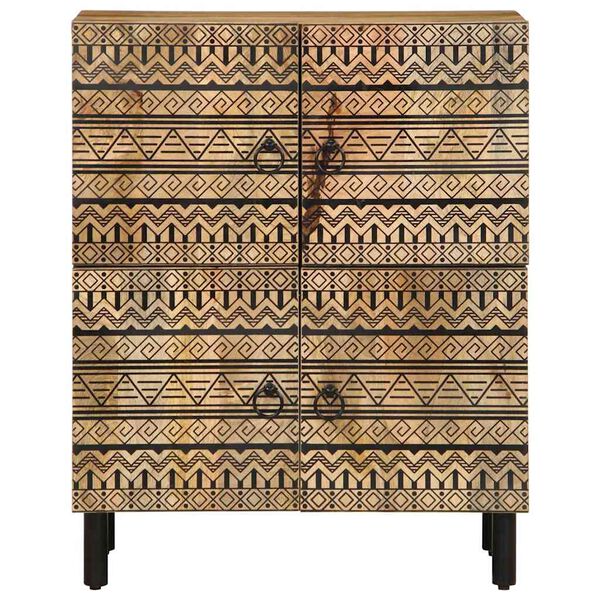 vidaXL Příborník 60 x 33,5 x 75 cm masivní hrubé mangovníkové dřevo