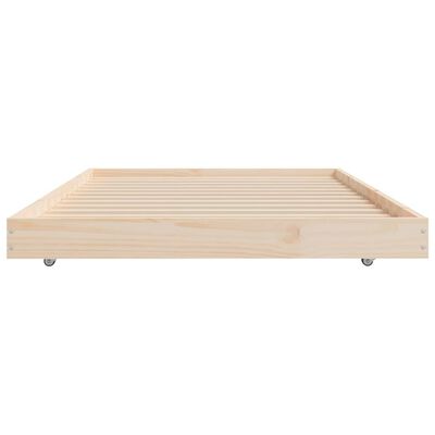 vidaXL Rám postele 75 x 190 cm masivní borové dřevo