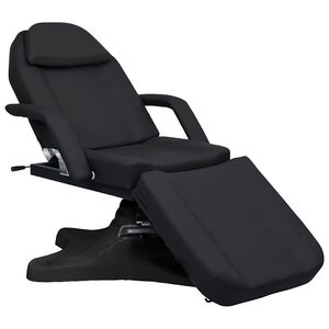 vidaXL Mas&aacute;žn&iacute; stůl čern&yacute; 180 x 62 x (86,5&ndash;118) cm