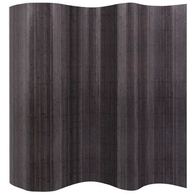 vidaXL Paraván bambusový šedý 250 x 165 cm