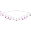 vidaXL Čtvercov&aacute; stoln&iacute; deska světle hněd&aacute; 80x80x4 cm o&scaron;etřen&yacute; dub