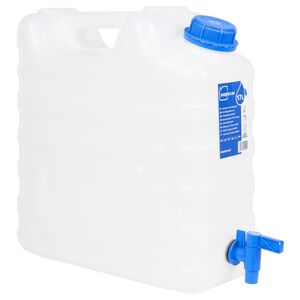 vidaXL Z&aacute;sobn&iacute;k na vodu s kohoutkem průhledn&yacute; 15 l plast