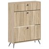 vidaXL Skř&iacute;ň na obuv BREDA 78 x 24 x 103 cm Kompozitn&iacute; dřevo