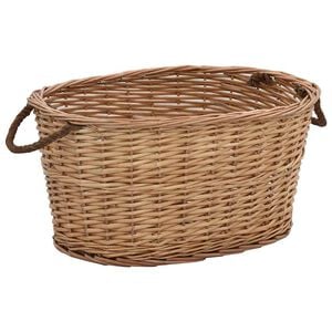 vidaXL Ko&scaron; na dřevo s držadly 56 x 40 x 28 cm př&iacute;rodn&iacute; vrba