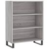 vidaXL Skř&iacute;ň highboard &scaron;ed&aacute; sonoma 69,5 x 34 x 180 cm kompozitn&iacute; dřevo